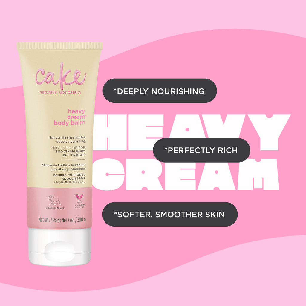 Heavy Cream Smoothing Body Butter Balm, 200 mL