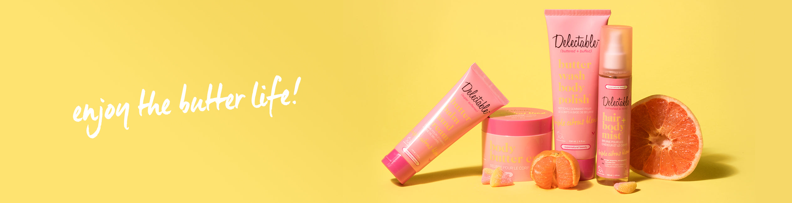 Triple Citrus Collection | Body Lotion, Exfoliating Scrub, Hand Cream & Body Spray