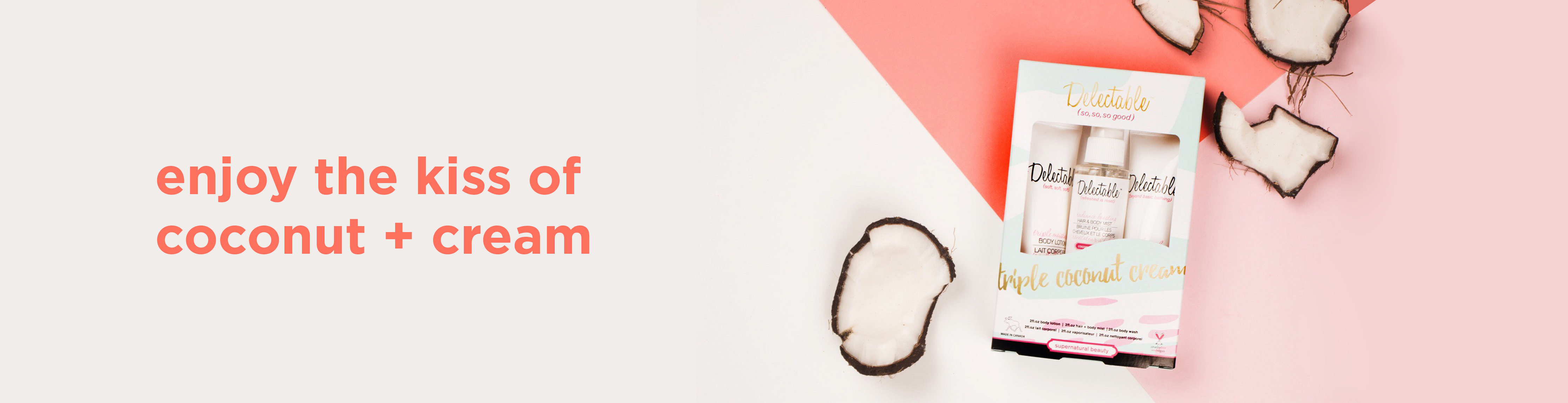Cake Coconut Scented Products | Bubble Bath, Lotion & Hand Cream