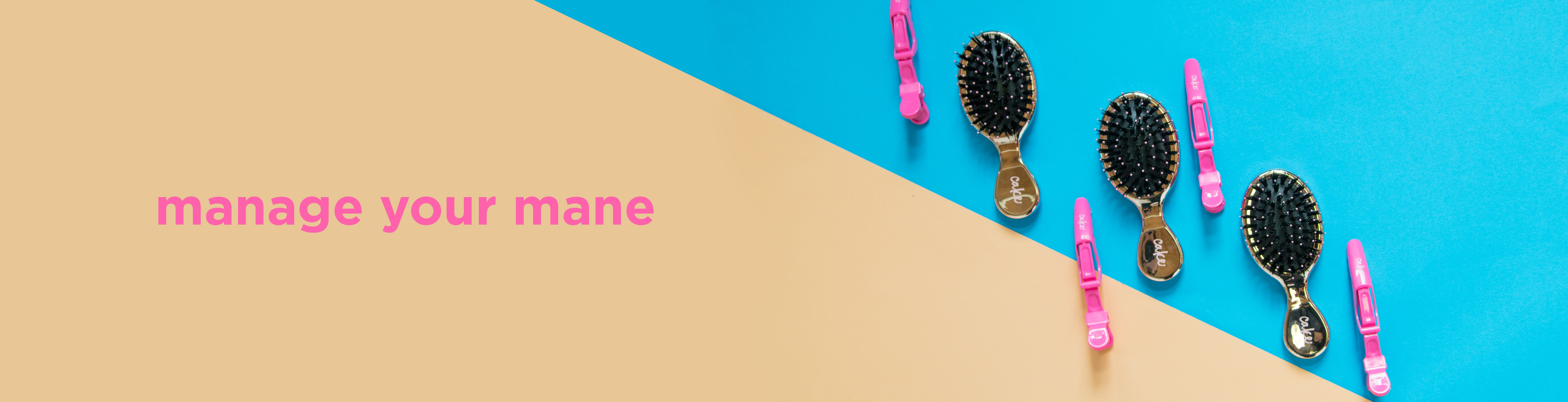 Cake Hair Tools | Hair Brush and Hair Styling Clips